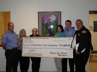 Oregon Burn Center Donation