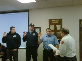 FF's Harris, Hansen and Smith Sworn In